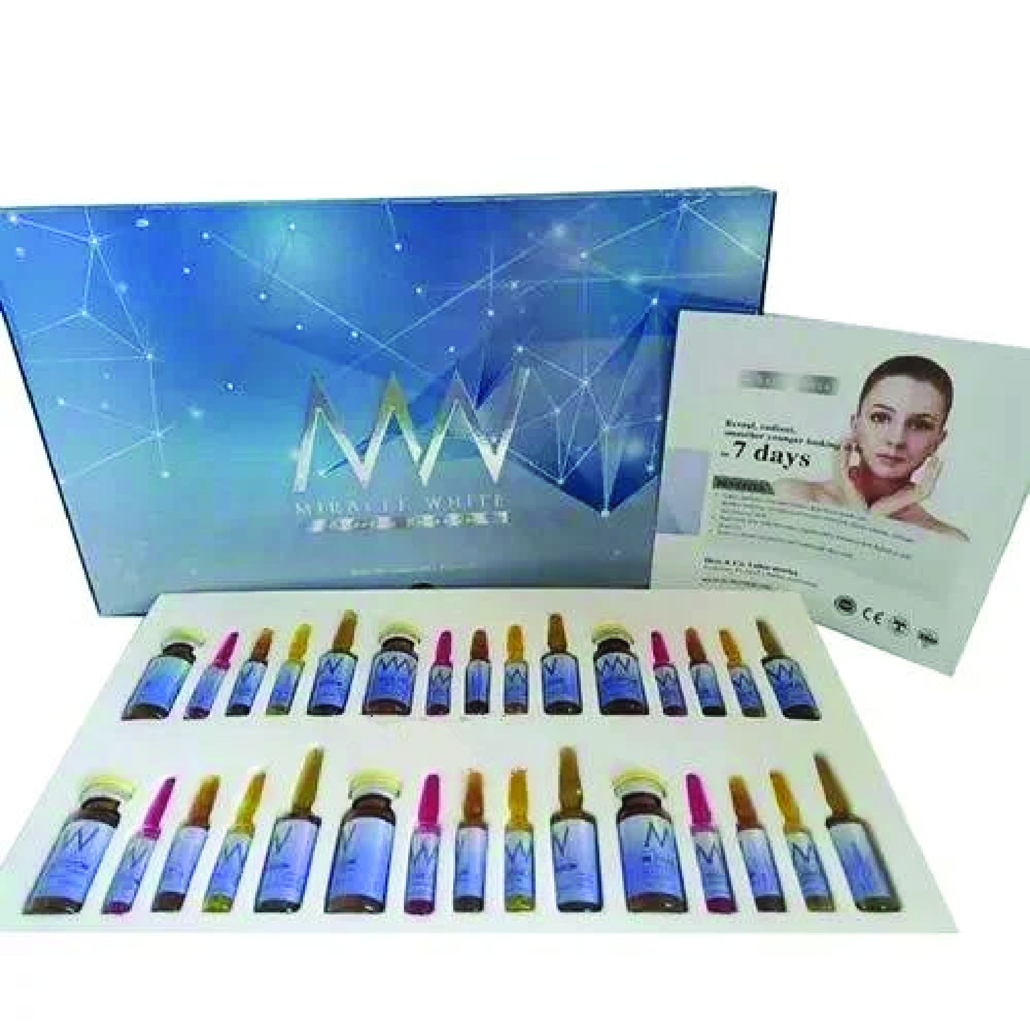 Miracle White 18,000mg Blue Glutathione Injection [06 Sessions]