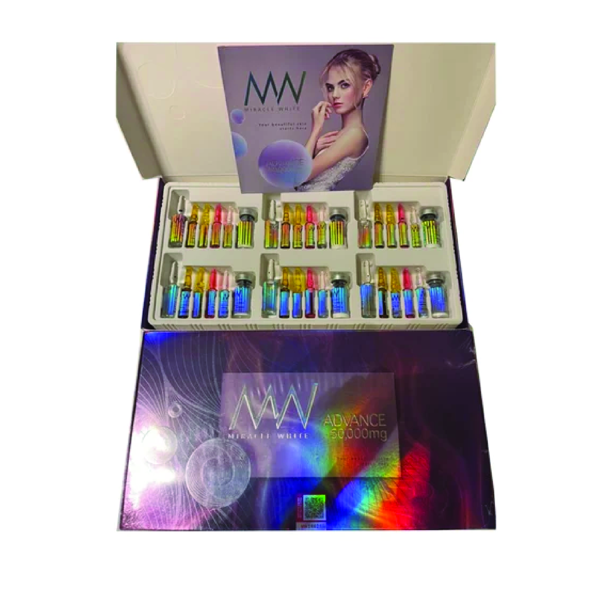 Miracle White 50,000mg Advance Glutathione Injection [06 Sessions]