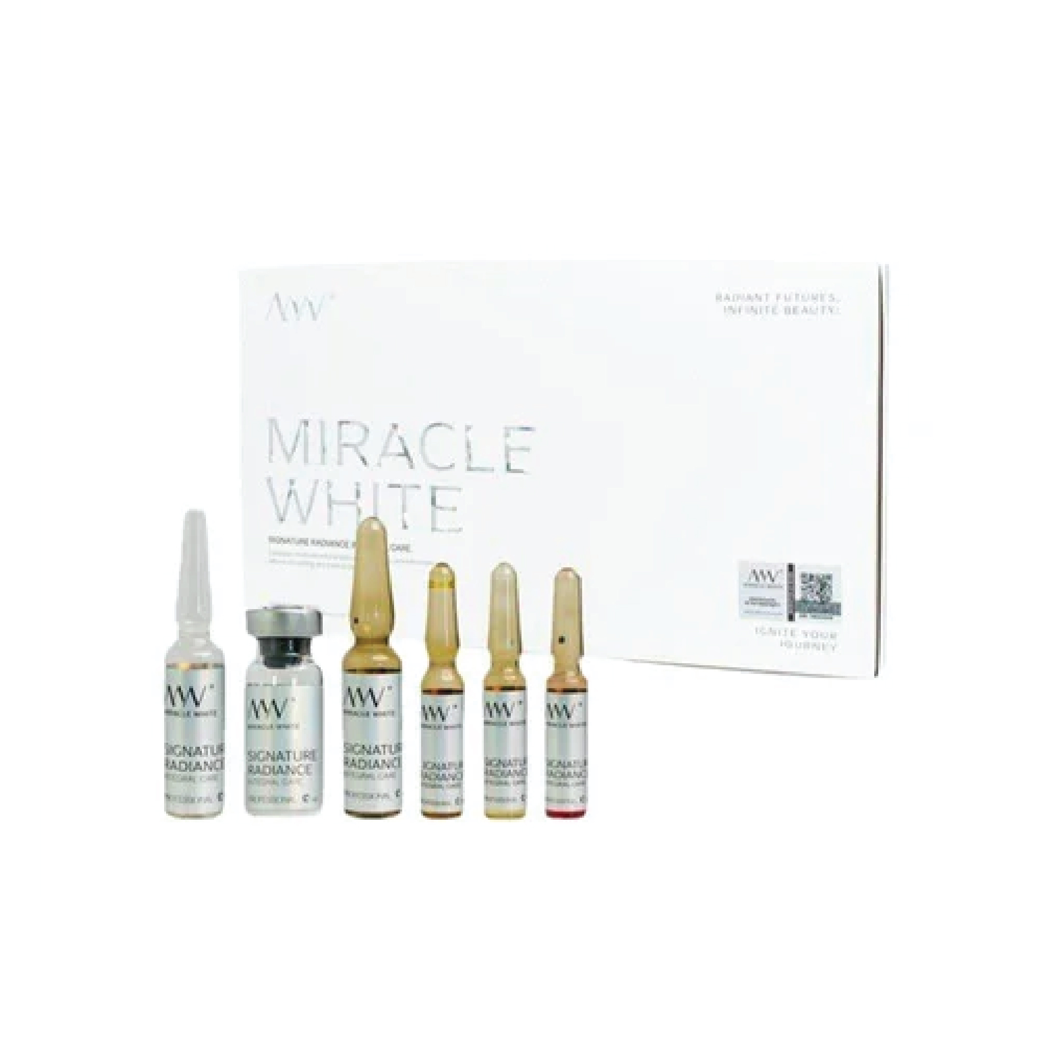 Miracle White 80,000mg White With SLC24A5 Signature Radiance Integral Care Injection [06 Sessions]