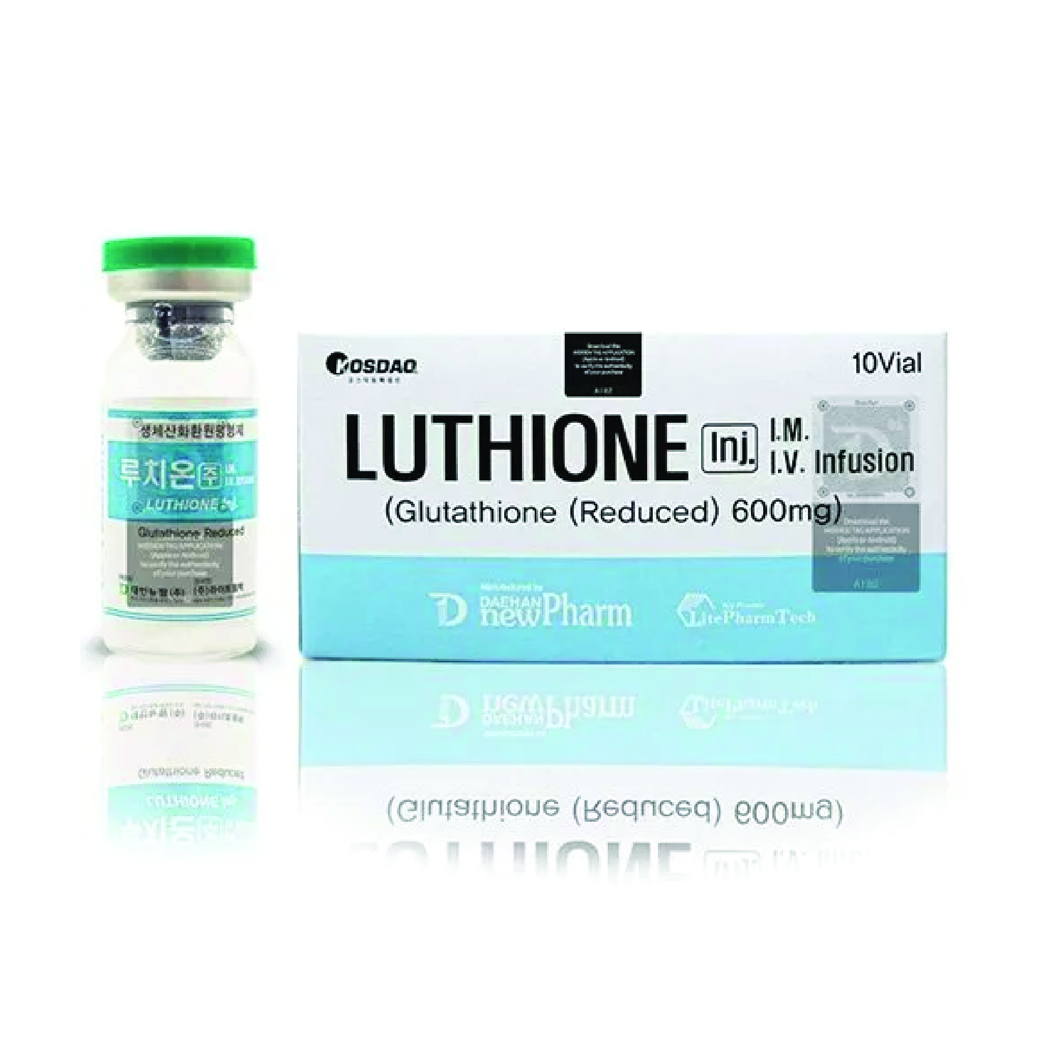 CosdaQ Cindella Luthione 600mg Glutathione Injection [10 Sessions]