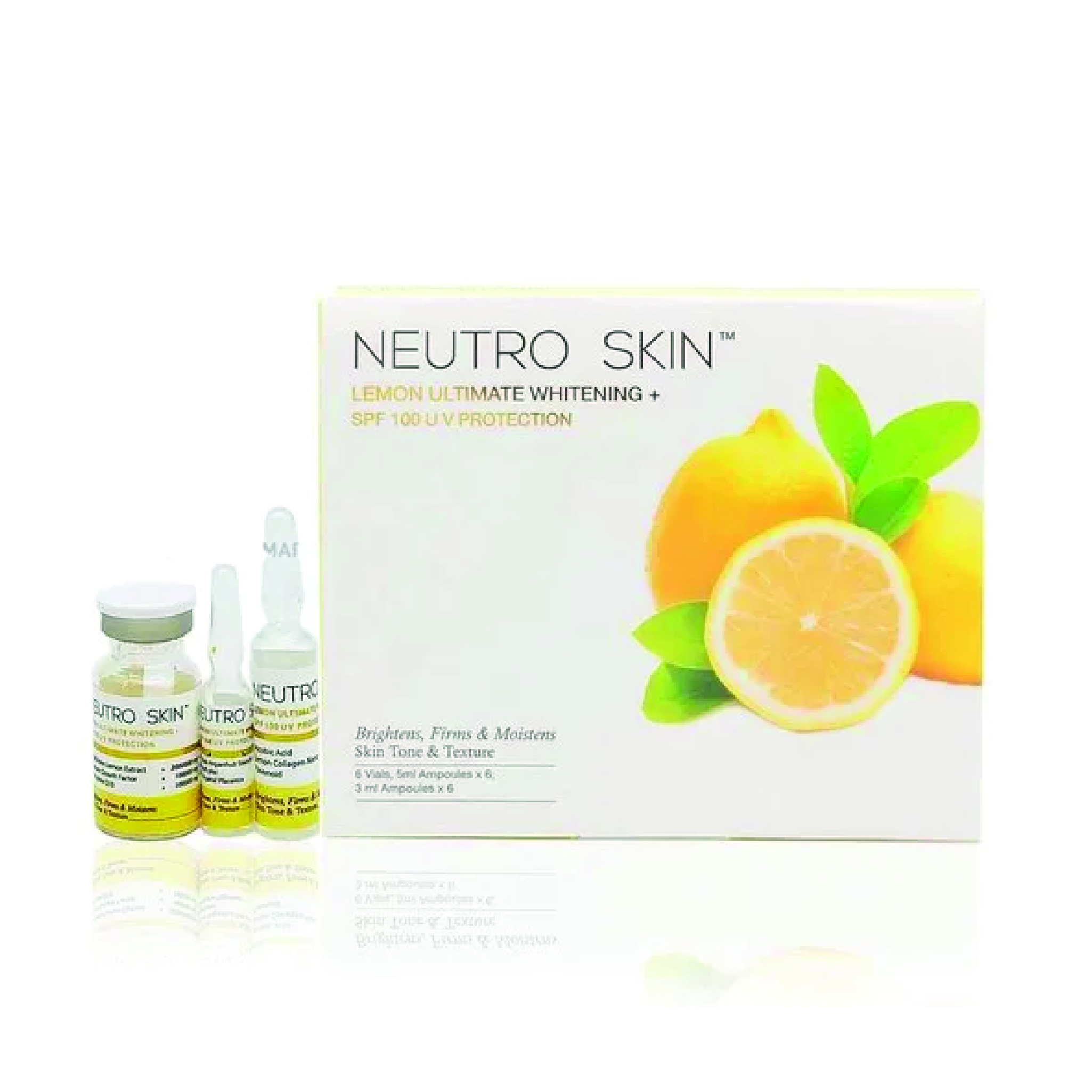 Neutro Skin Lemon Ultimate Whitening With SPF 100 UV Protection [06 Sessions]