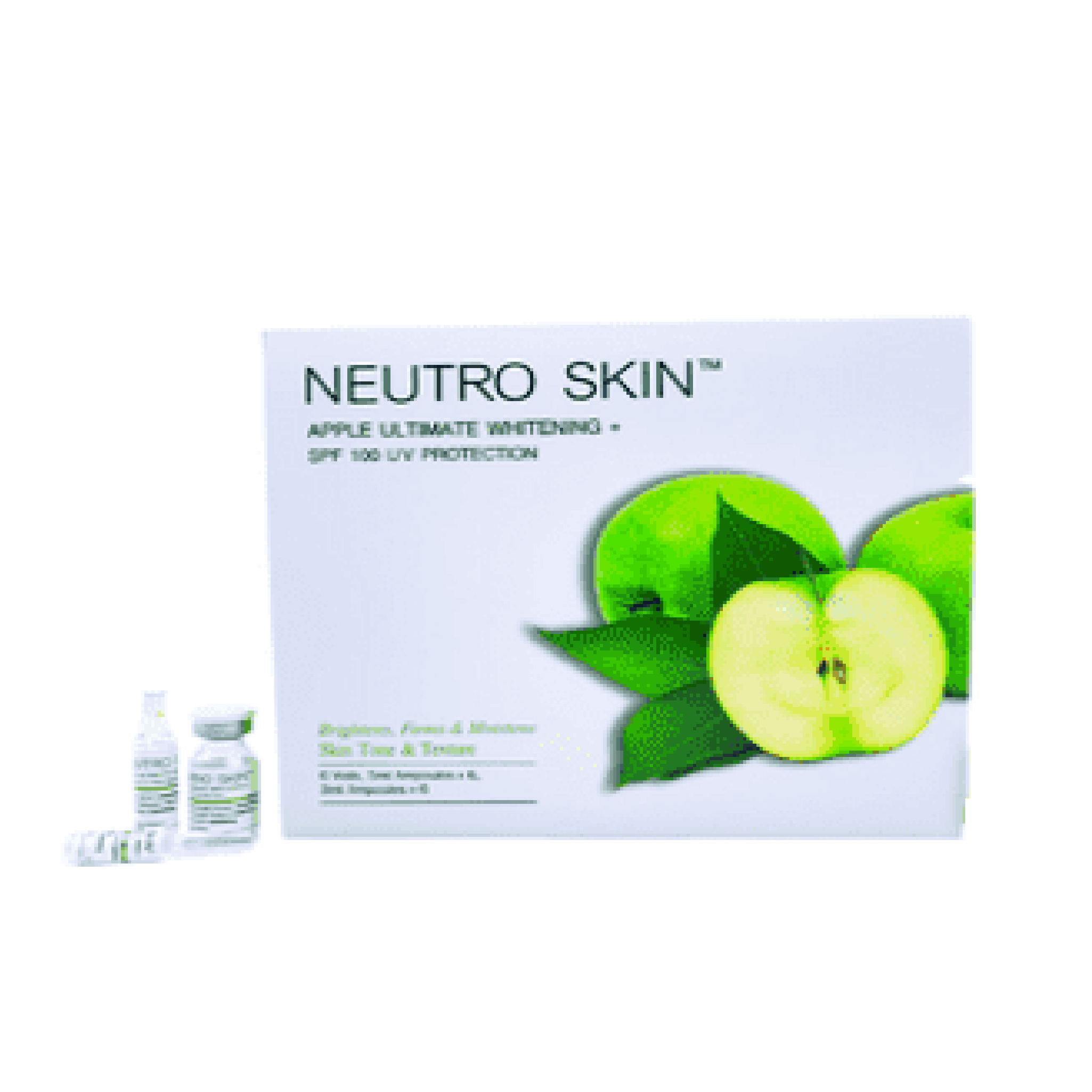 Neutro Skin Green Apple Ultimate Whitening With SPF 100 UV Protection [06 Sessions]