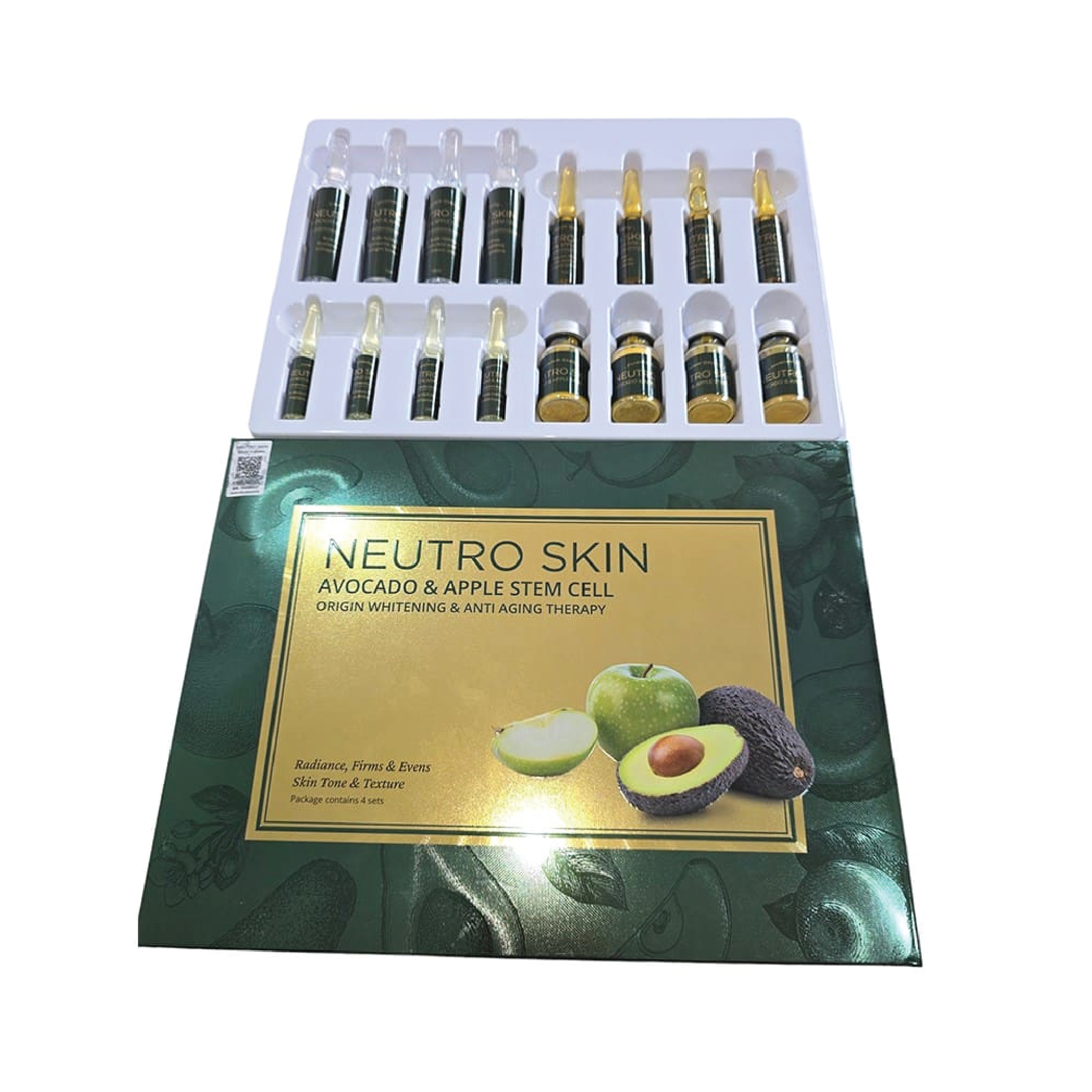 Neutro Skin Avocado & Apple Stem Cell Origin Whitening With Anti Aging Therapy [04 Sessions]