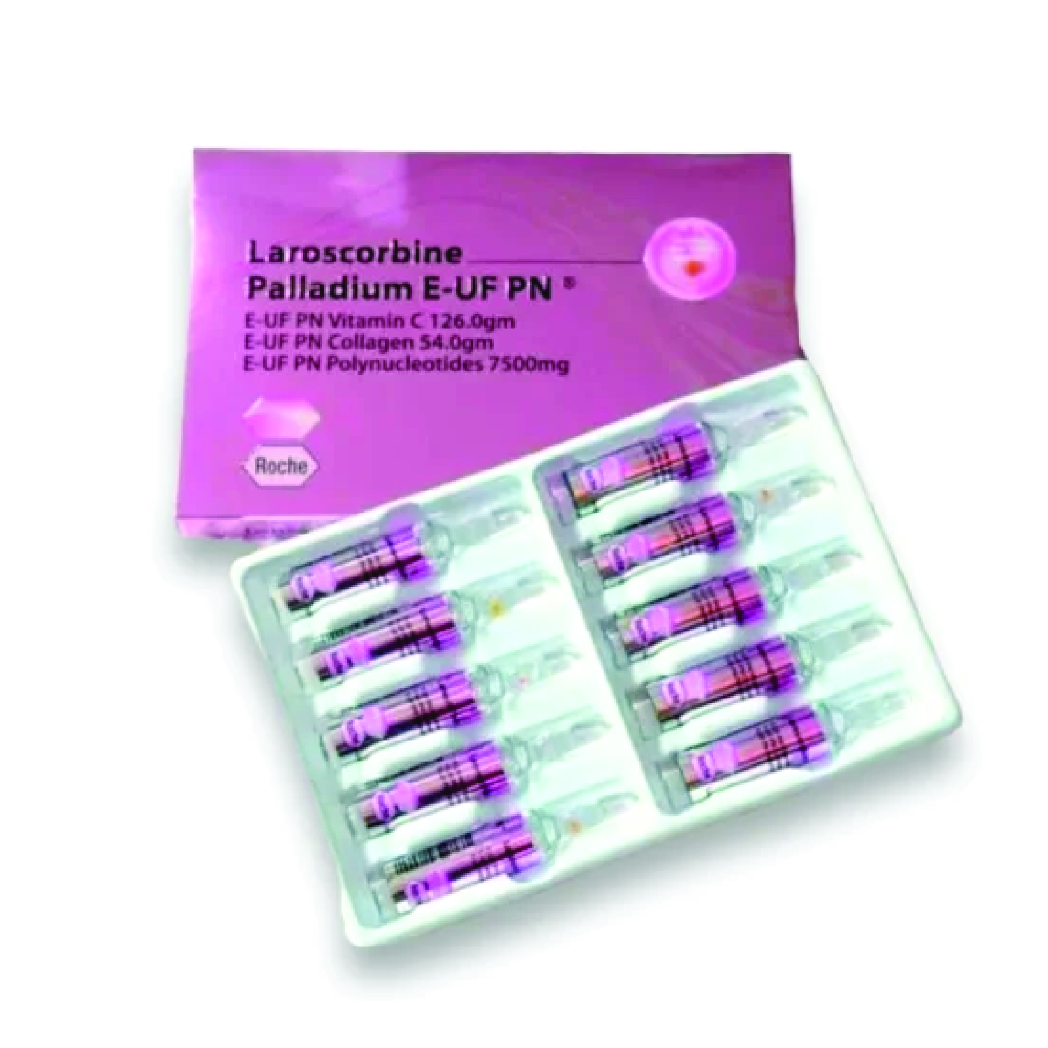 Laroscorbine Palladium E-UF PN Vitamin C (126g) & Collagen (54g) – Pink Box [10 Sessions]