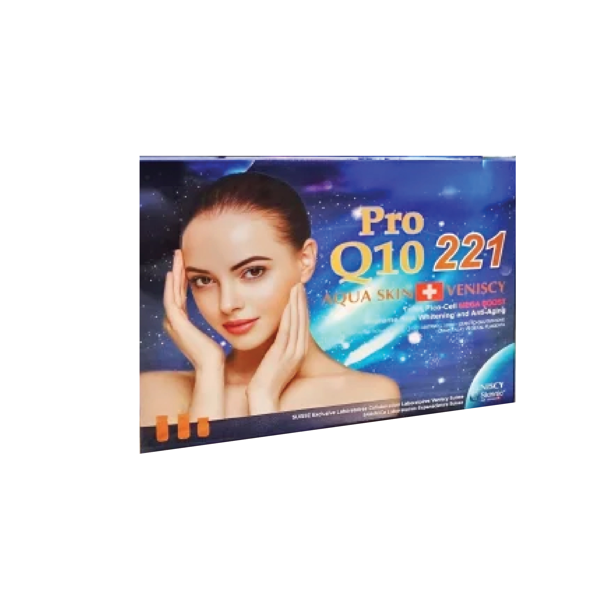 Aqua Skin Veniscy 221 Pro Q10 TriNA Pico-Cell Mega Boost Supreme Skin Whitening & Anti-Aging Injection [10 Sessions]