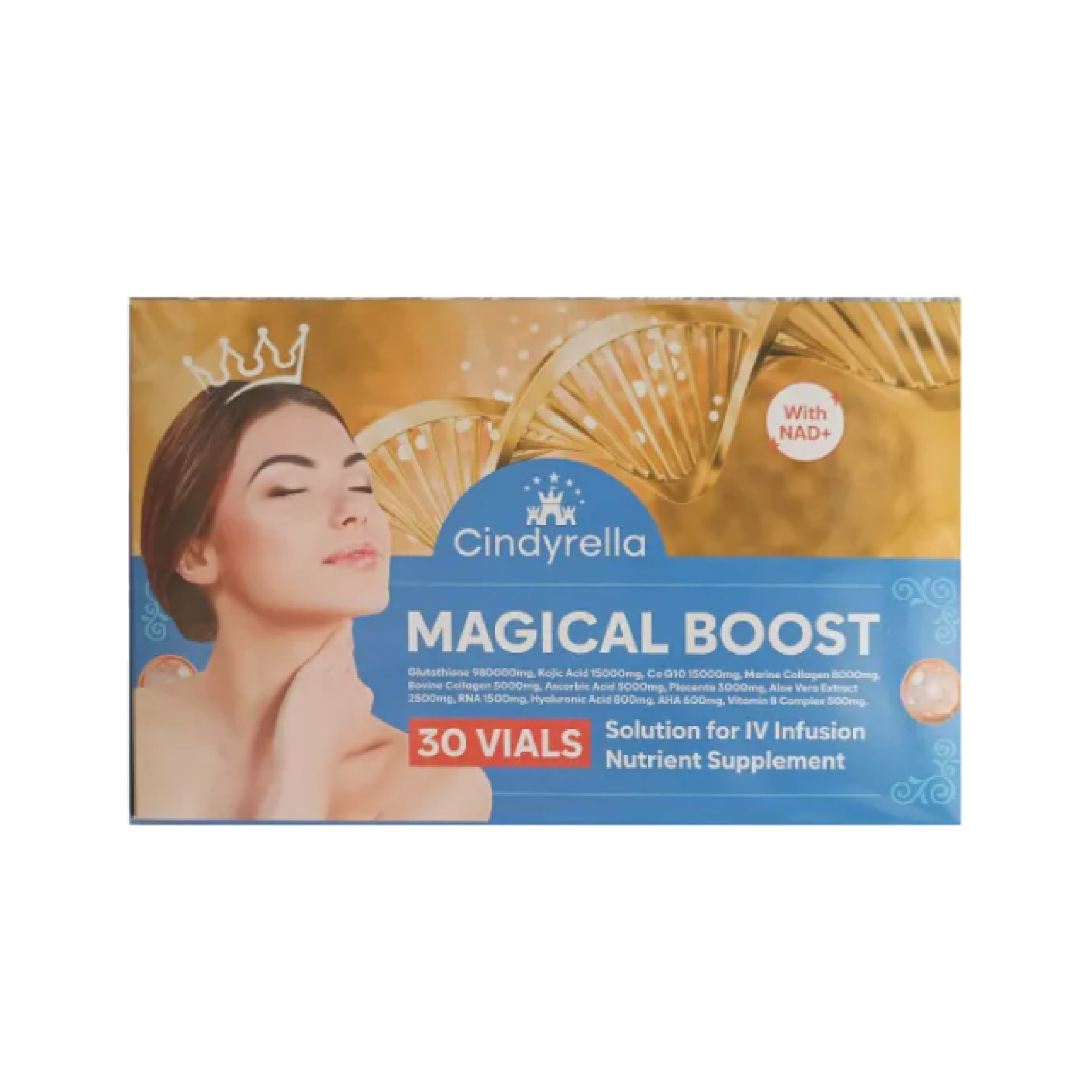 Cindyrella Magical Boost With NAD+ Solution for IV Infusion Nutrient Supplement [30 Sessions]