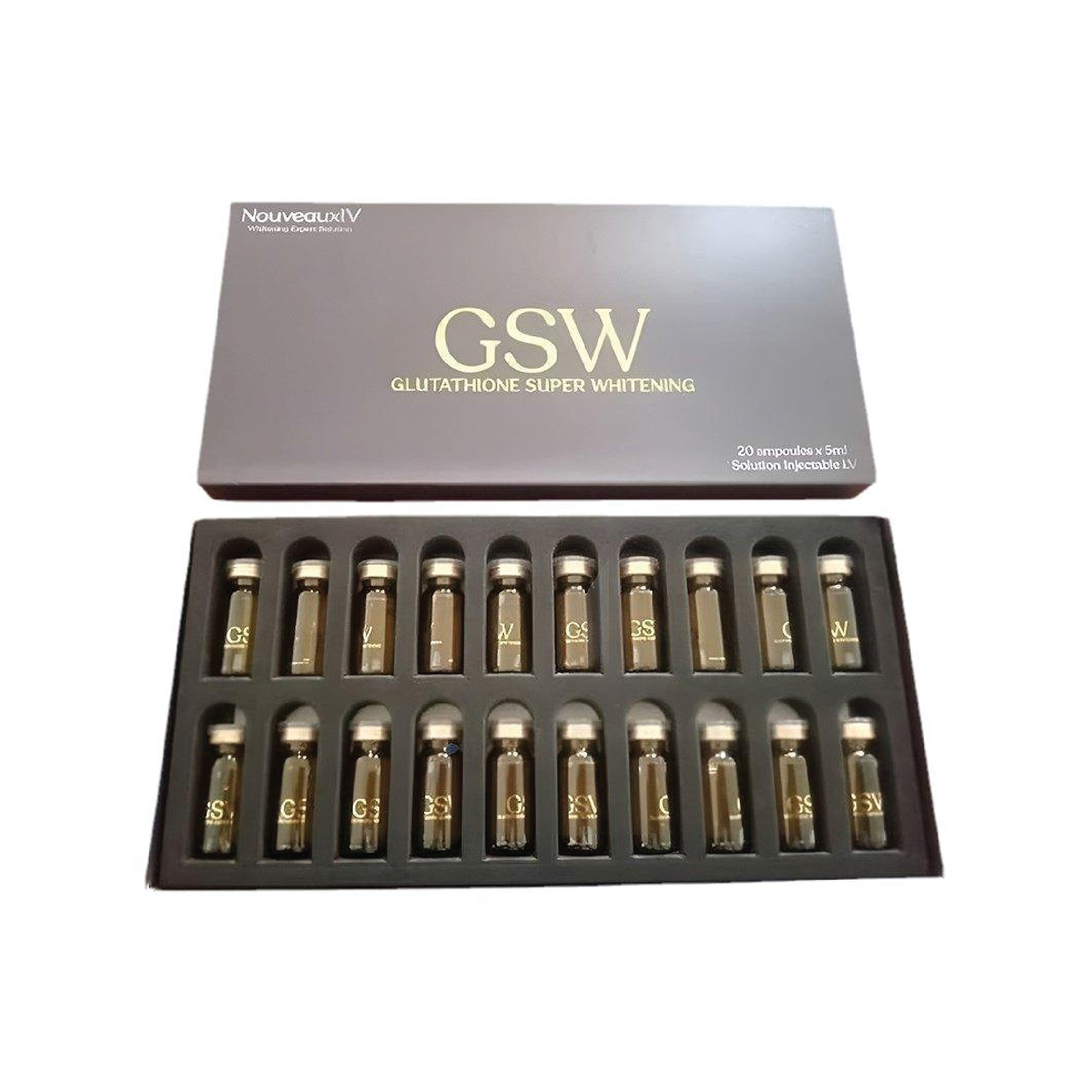 NouveauxIV GSW Glutathione Super Whitening Expert Solution [20 Sessions]