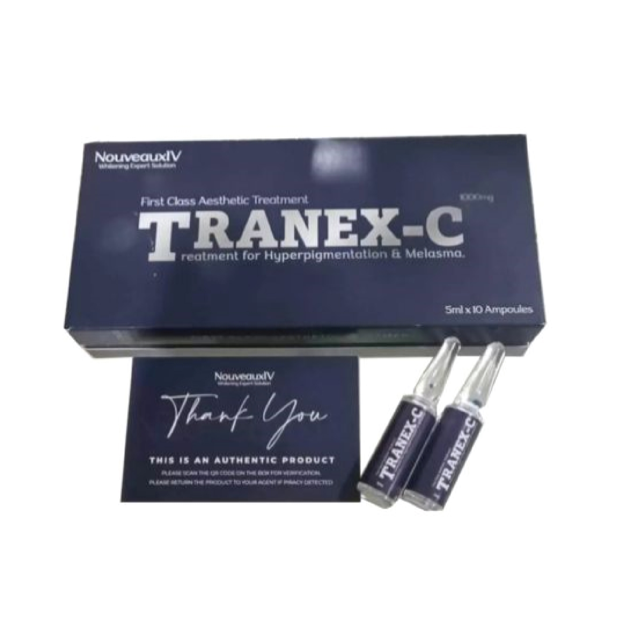 NouveauxIV TRANEX-C First Class Aesthetic Treatment For Hyperpigmentation & Melasma [10 Sessions]